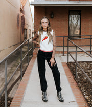 Black Bylara RH Straight Jeans 200465