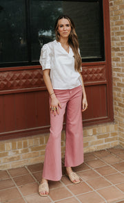 Rose Straight Wide Leg Pants MMP623
