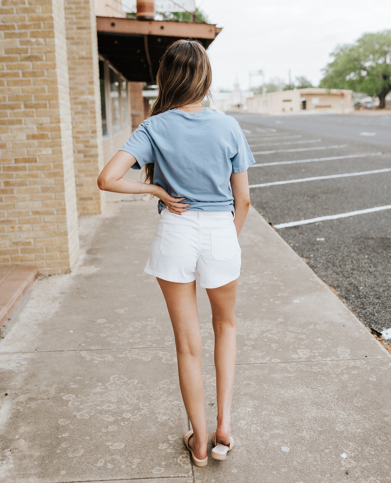 Light Blue On My Way To A Good Day Tee