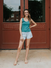 Jen High Rise Trouser Denim Shorts KC78035L-N