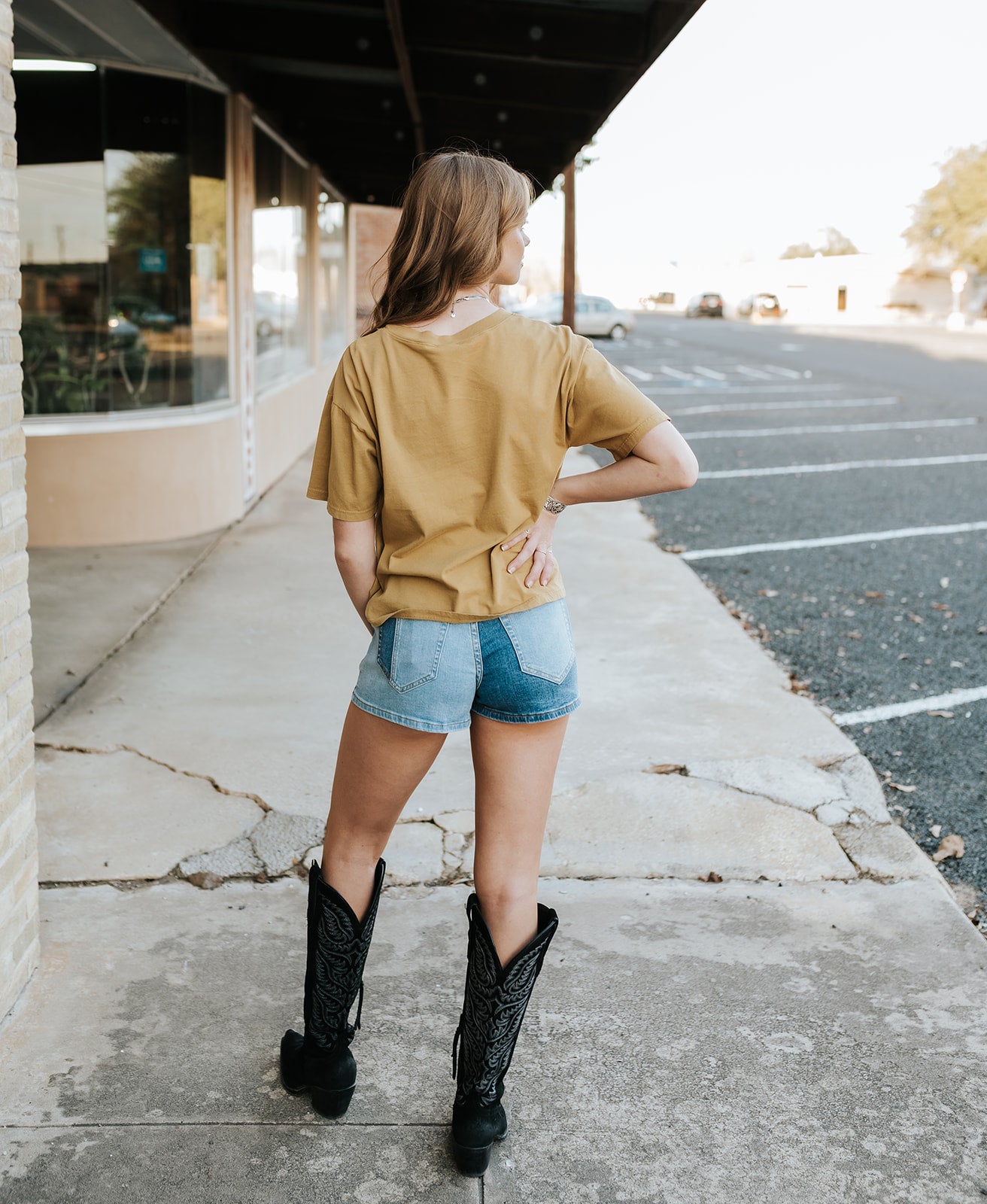 Cowboy Racing Cropped Tee 10029-321