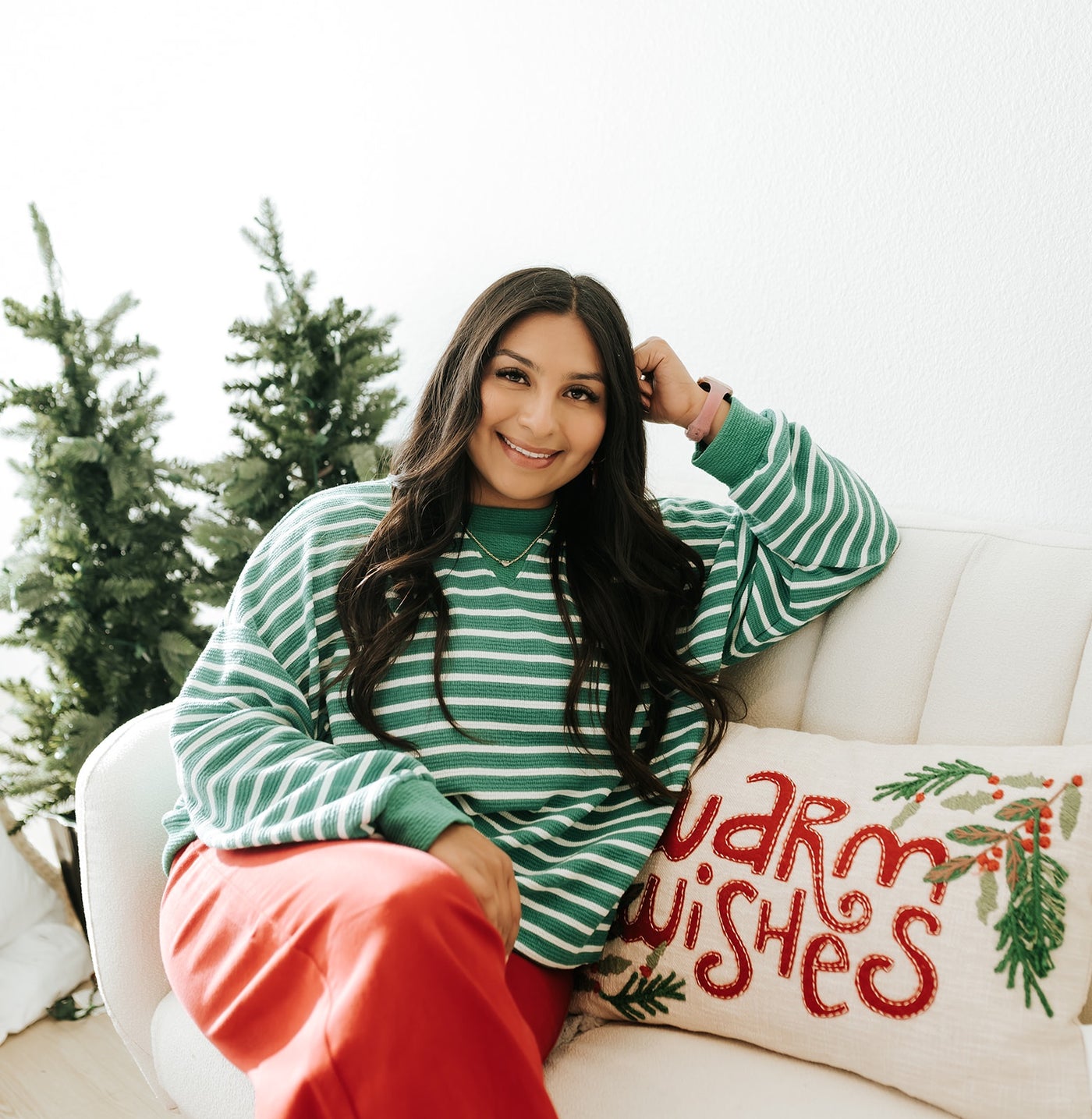 Green Stripe Sweatshirt T-41326