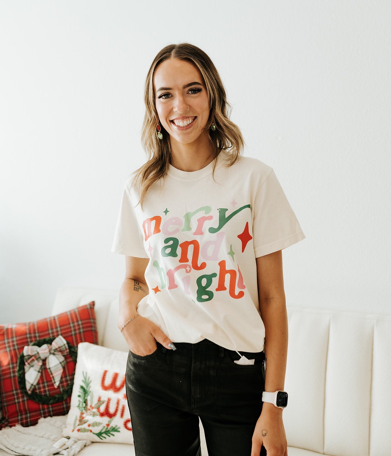 Merry & Bright Graphic Tee