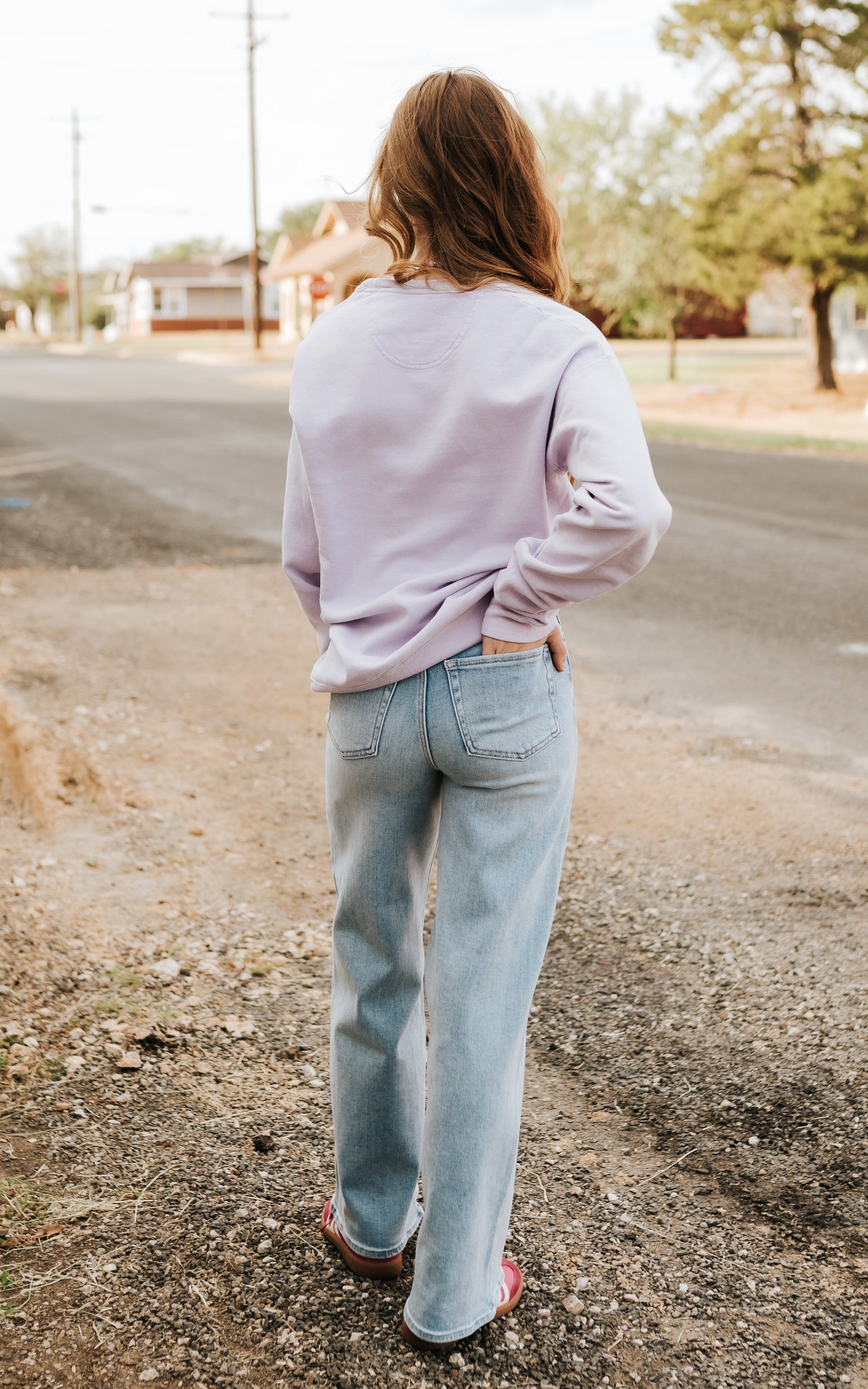 Lilac Make Your Own Luck Sweatshirt
