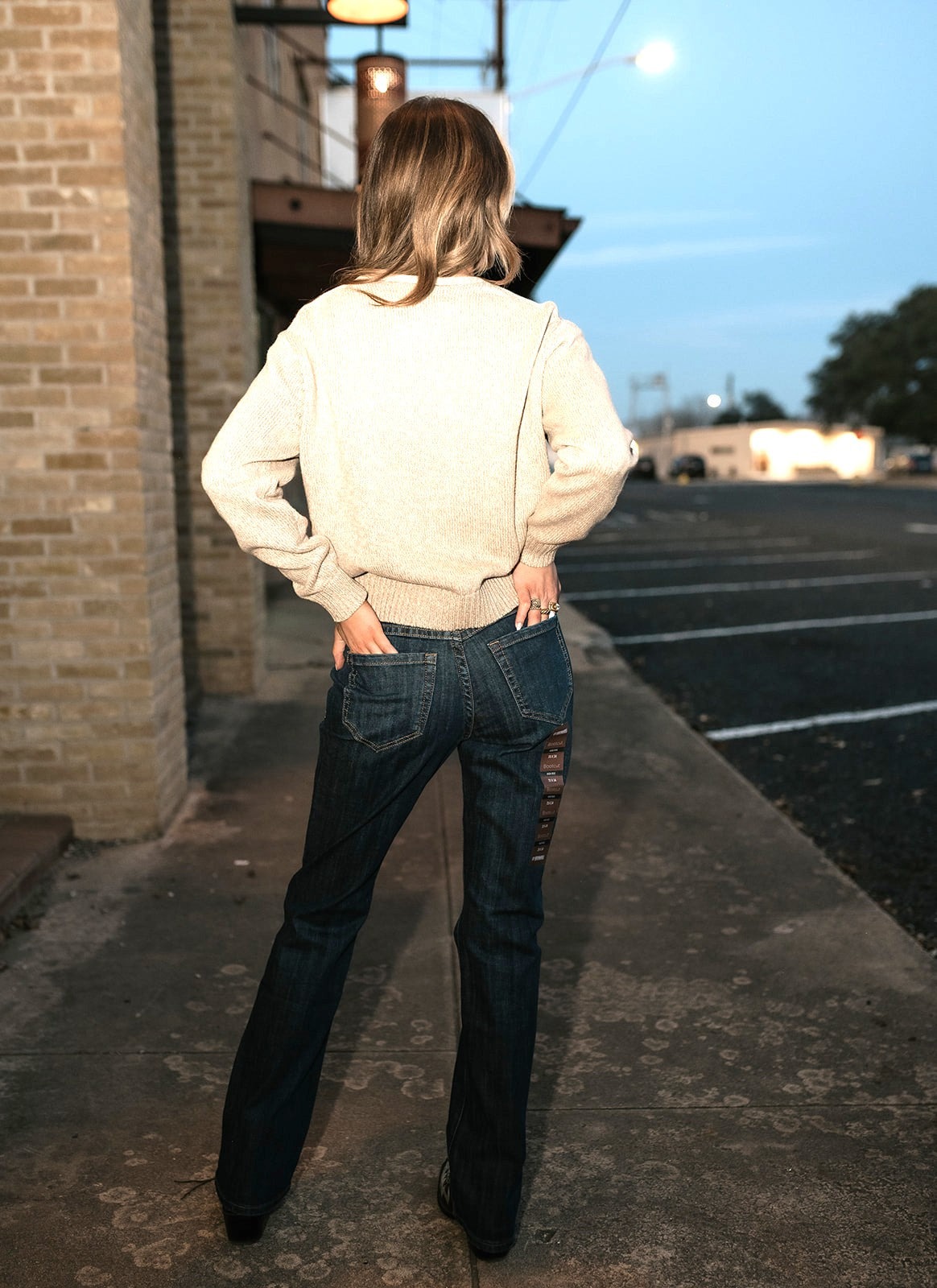 Rock & Roll Women's Metal Clasp High Rise Bootcut BW4HD08479