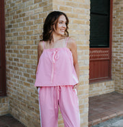 Pink/White Camisole & Pant Set IT2638-SET