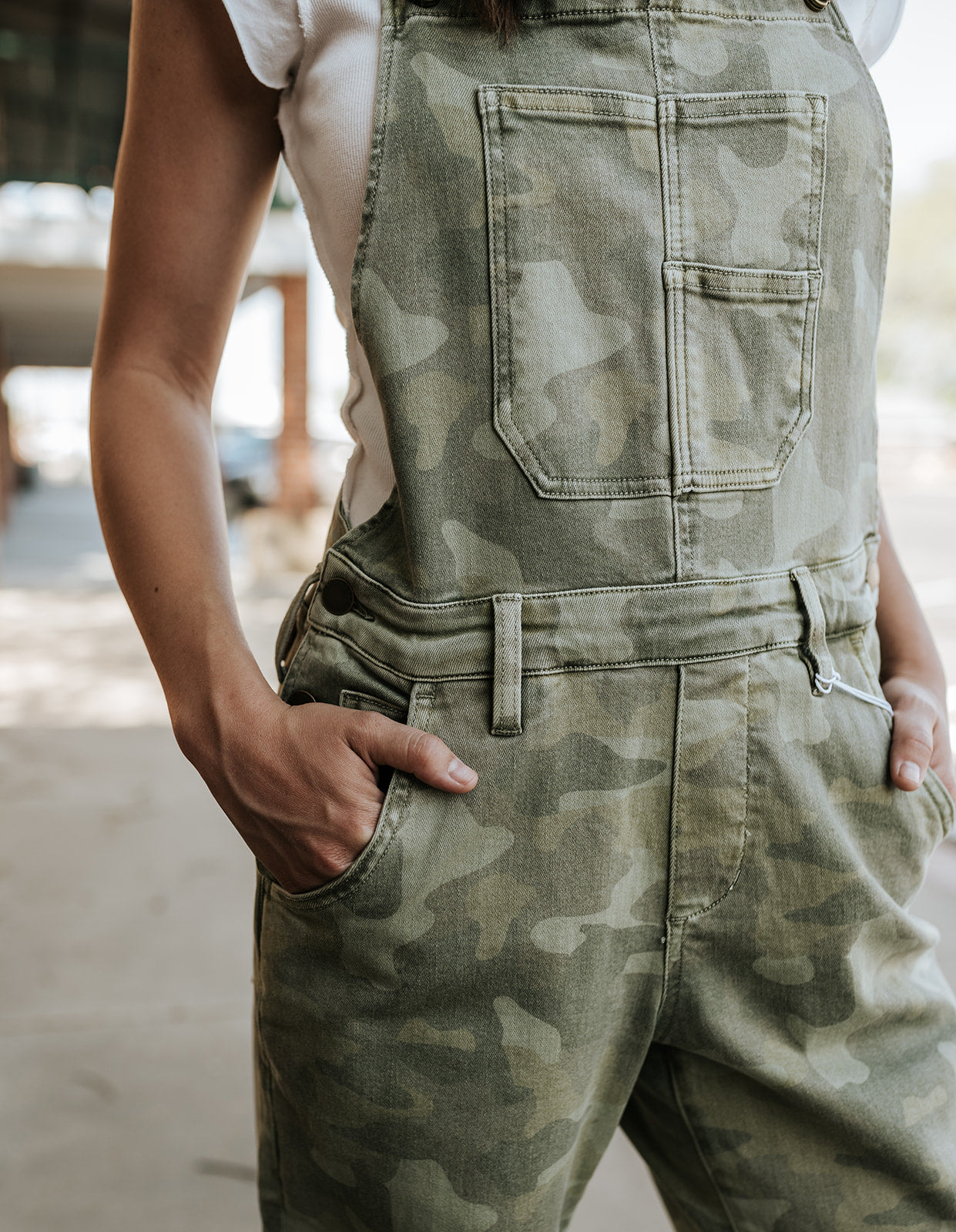 Riviera Camo Lasso Overalls