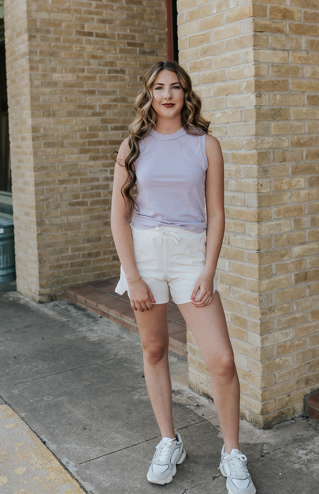 White Pearl Active Woven Shorts P6426