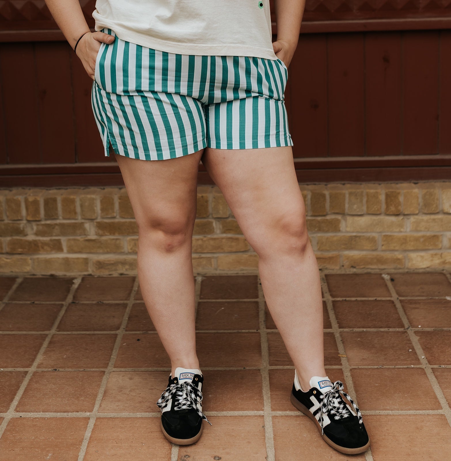 Sicily Stripes Teal All Day Boxer Shorts