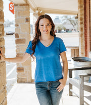 Dazzling Blue Vanya Tee