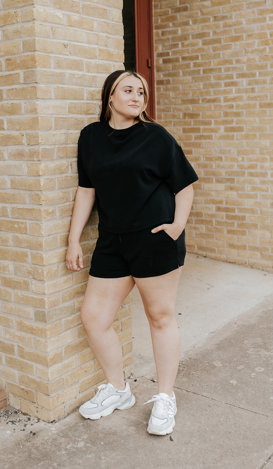 Black Laguna Classic Shorts Set KSET5908