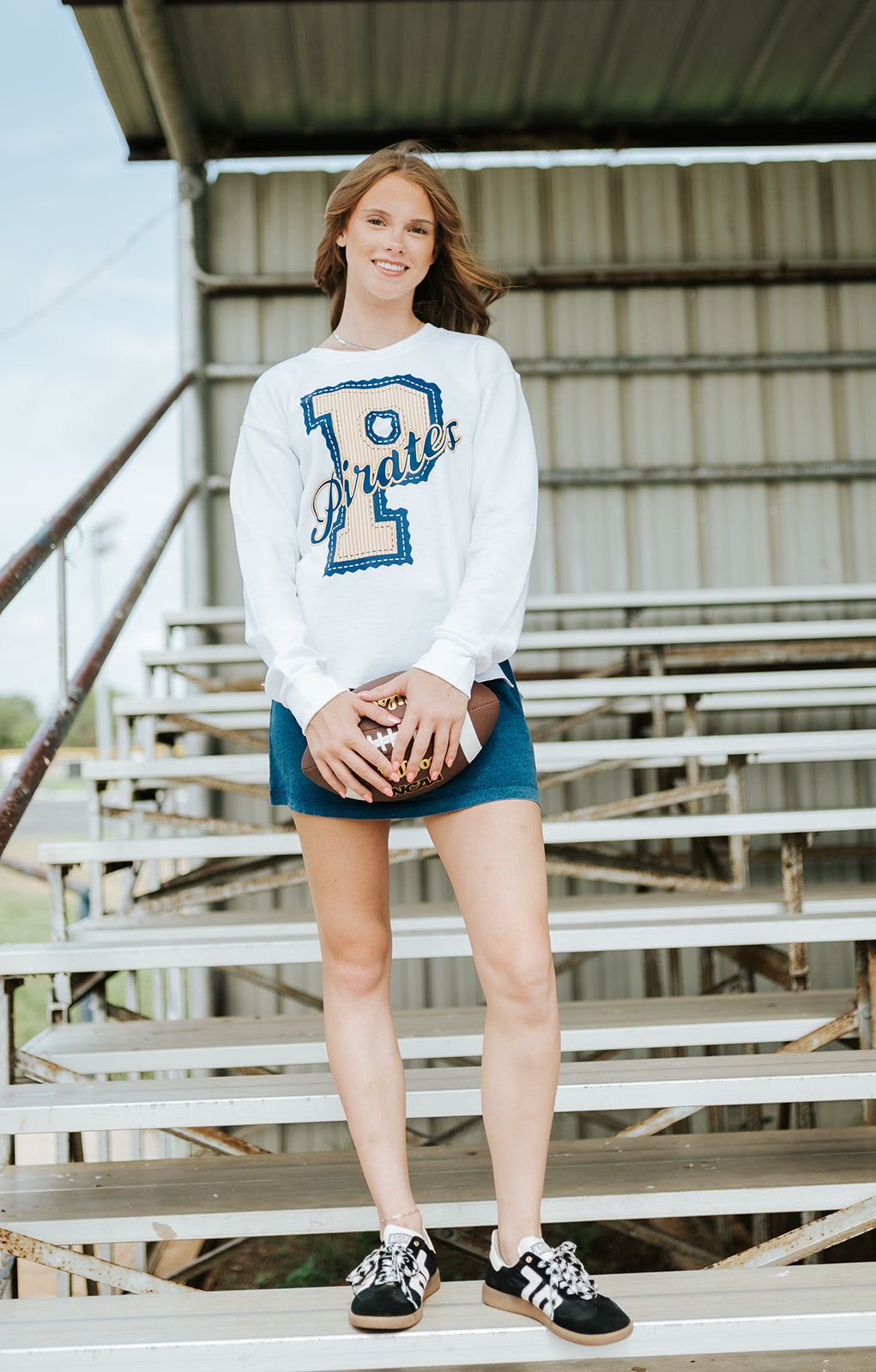 White Pirates Side-Bow Sweatshirt