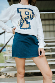 Gail Jersey Indigo Denim Skirt ZK262982
