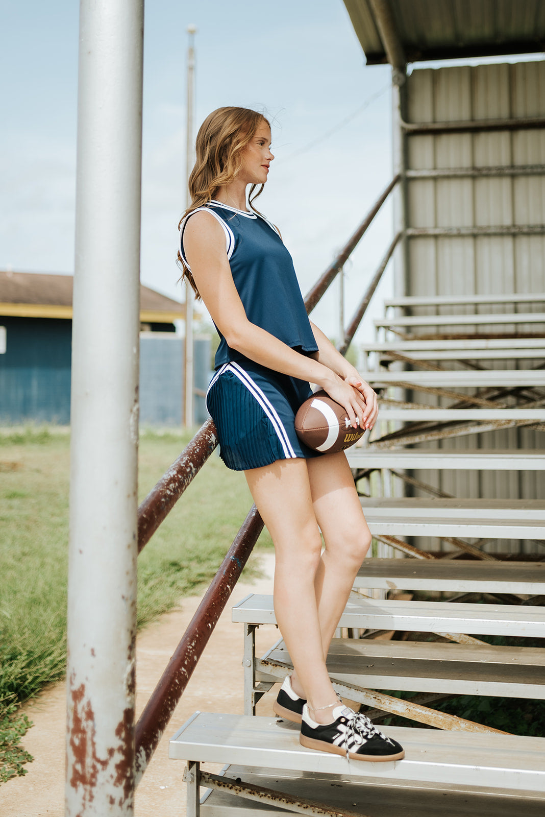 Navy Athletic Mini Skort CS3920