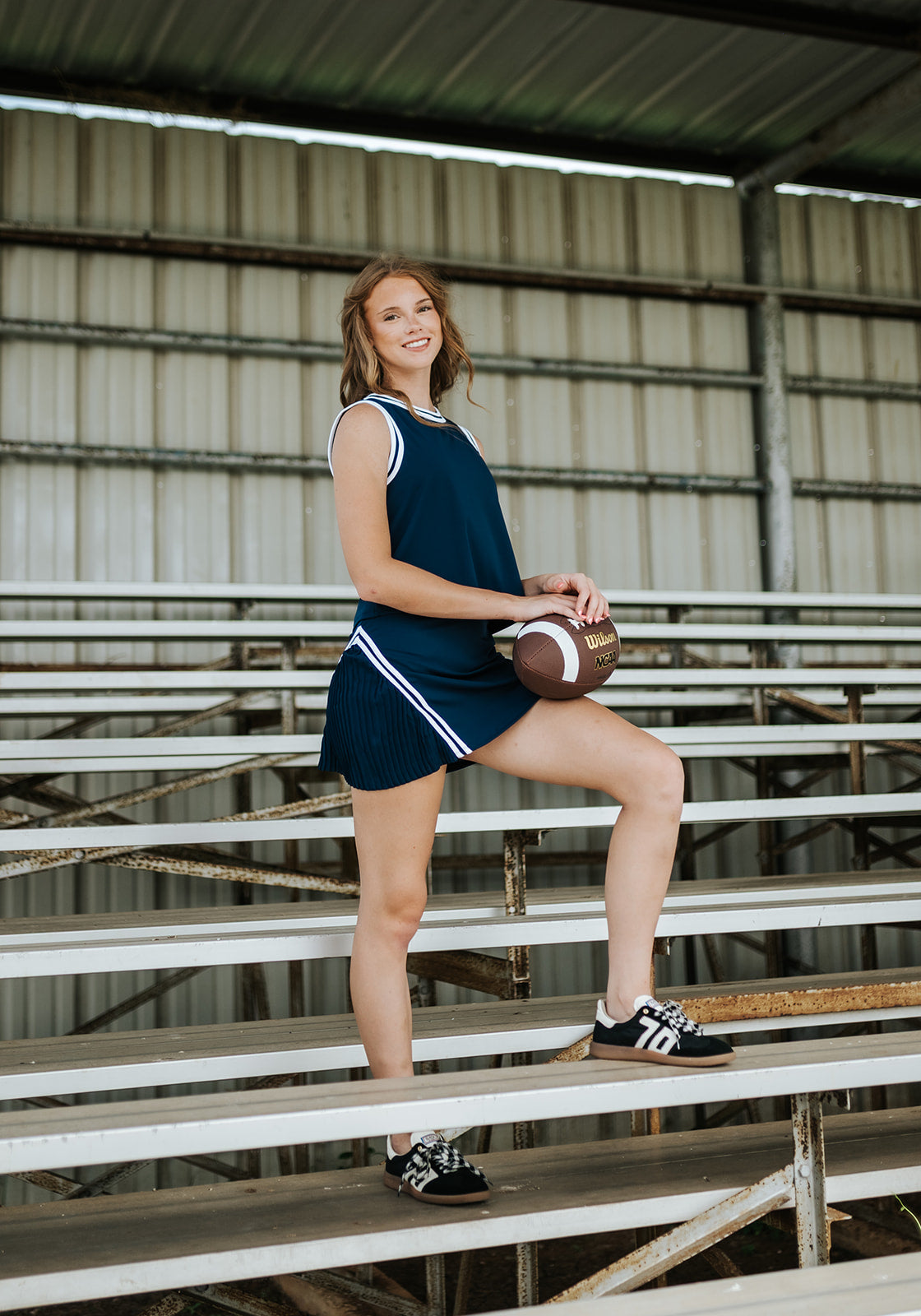 Navy Athletic Mini Skort CS3920