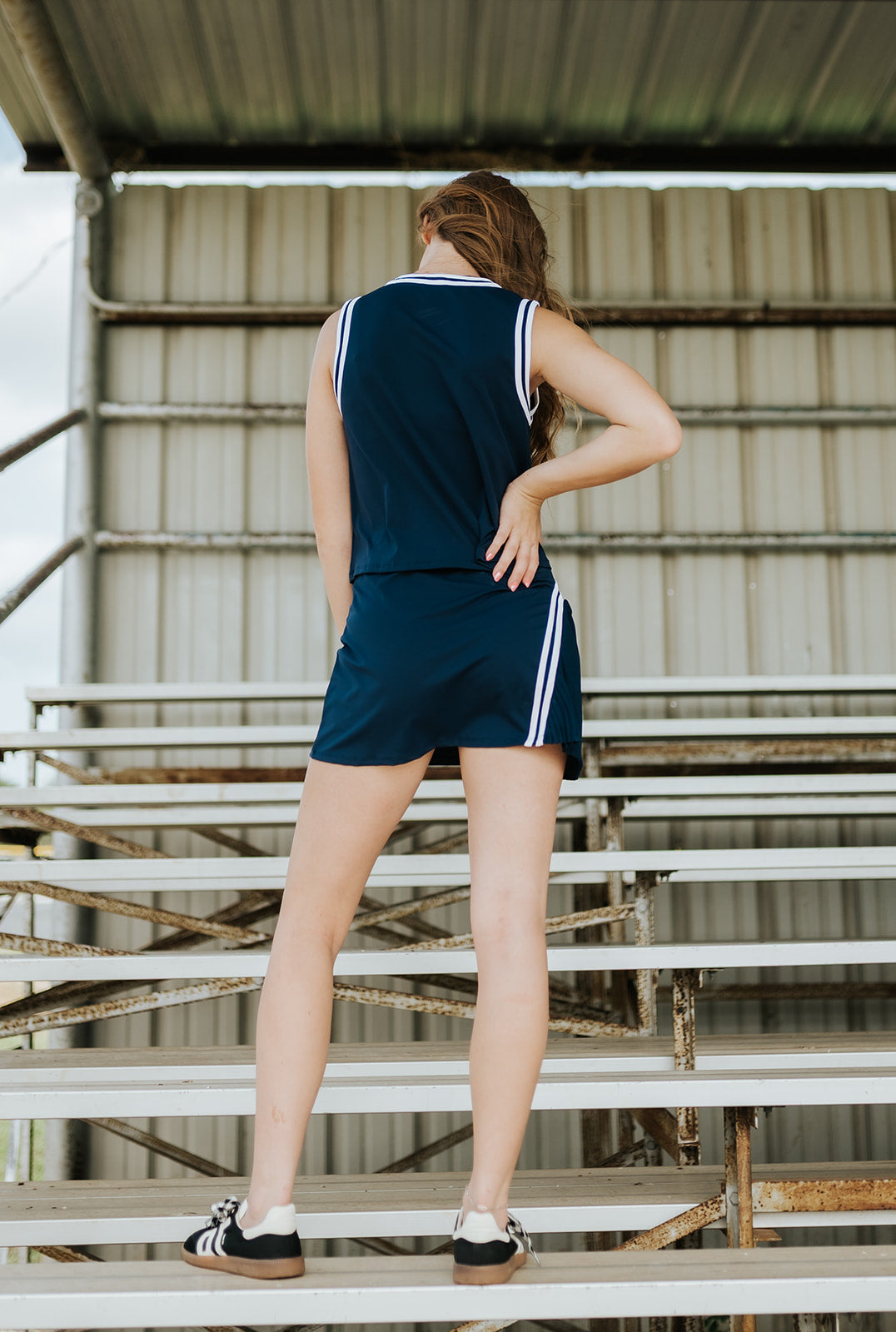 Navy Athletic Mini Skort CS3920