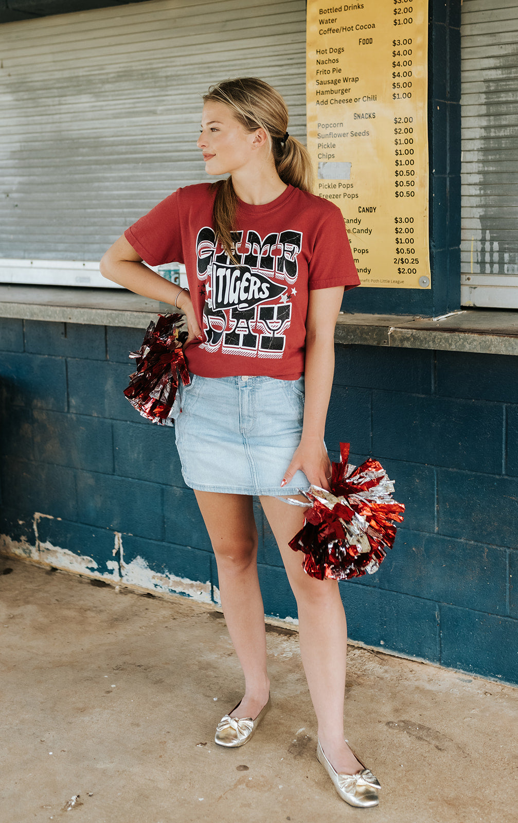 Tigers Western Game Day Pennant Tee