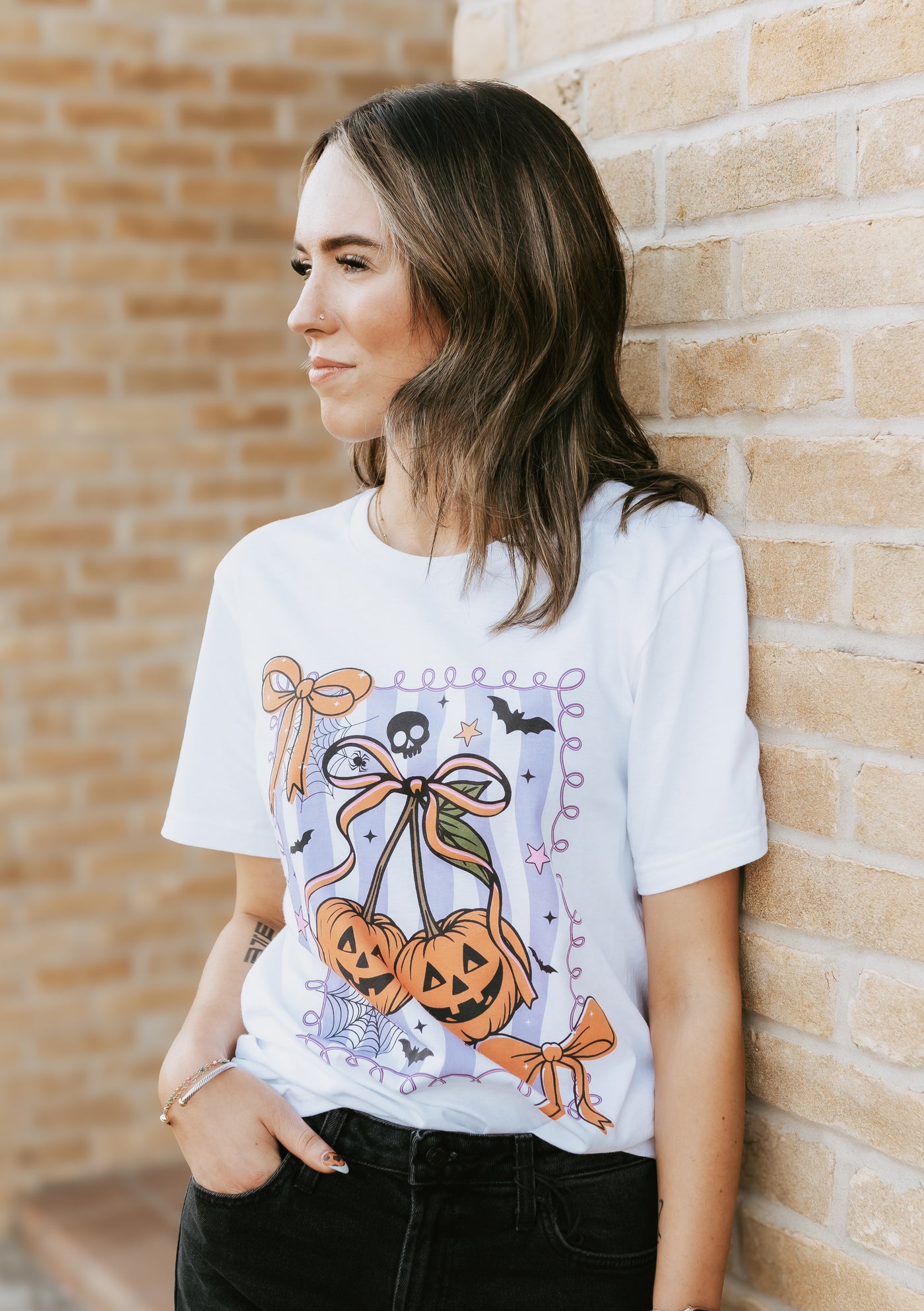 Pumpkin Cherries Tee