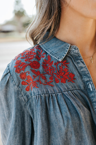 Independence Blue Nasrin Top