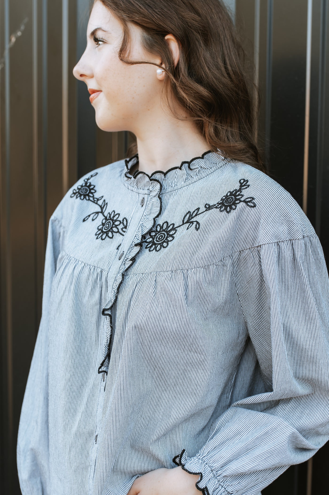 Black Hilary Top
