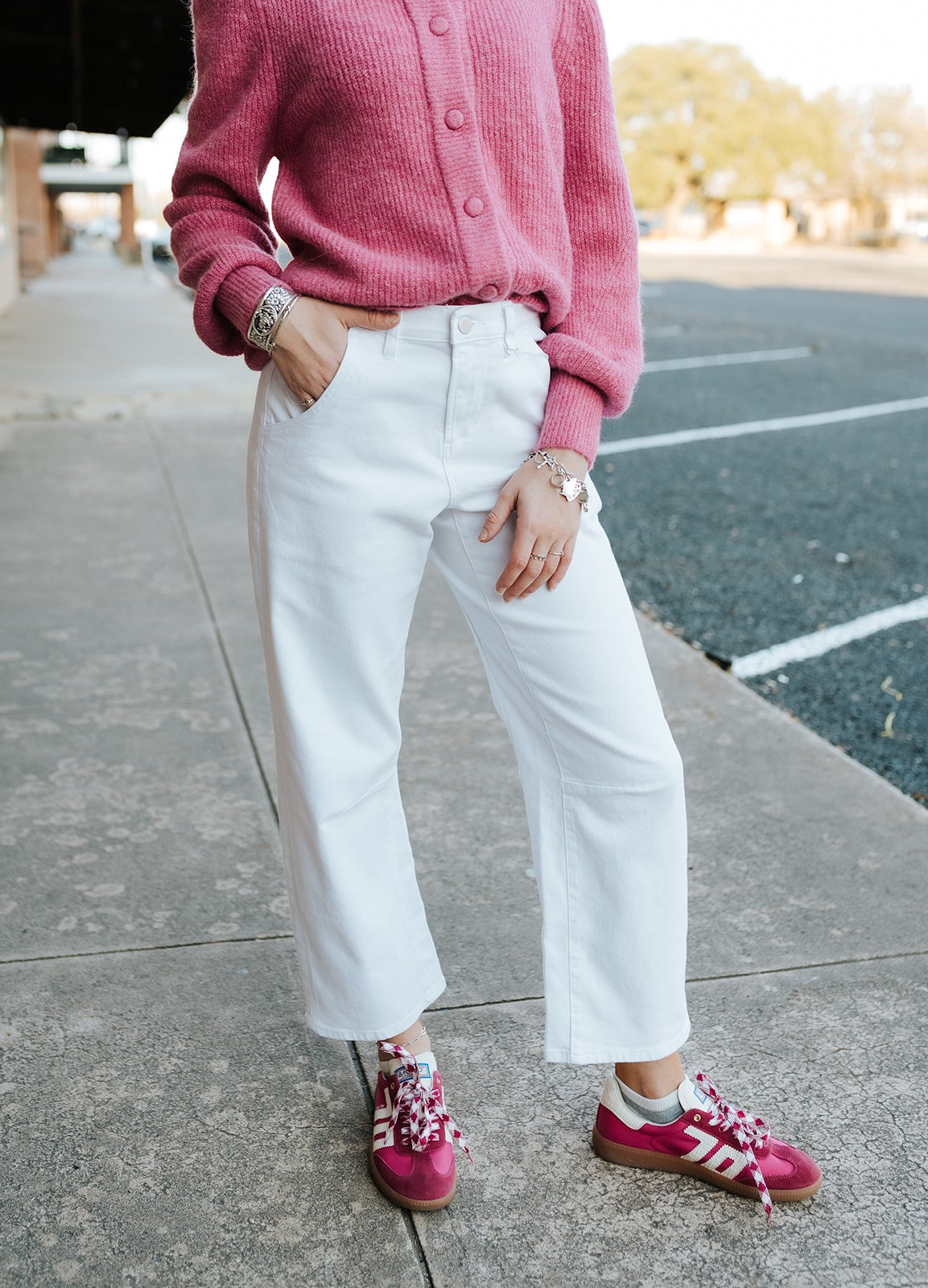 Summer White  Lasso Jean