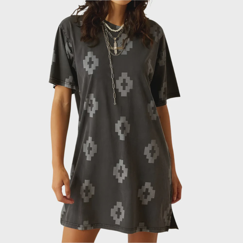 Ariat Women's Isela Tee Dress Southwest Print 10060380