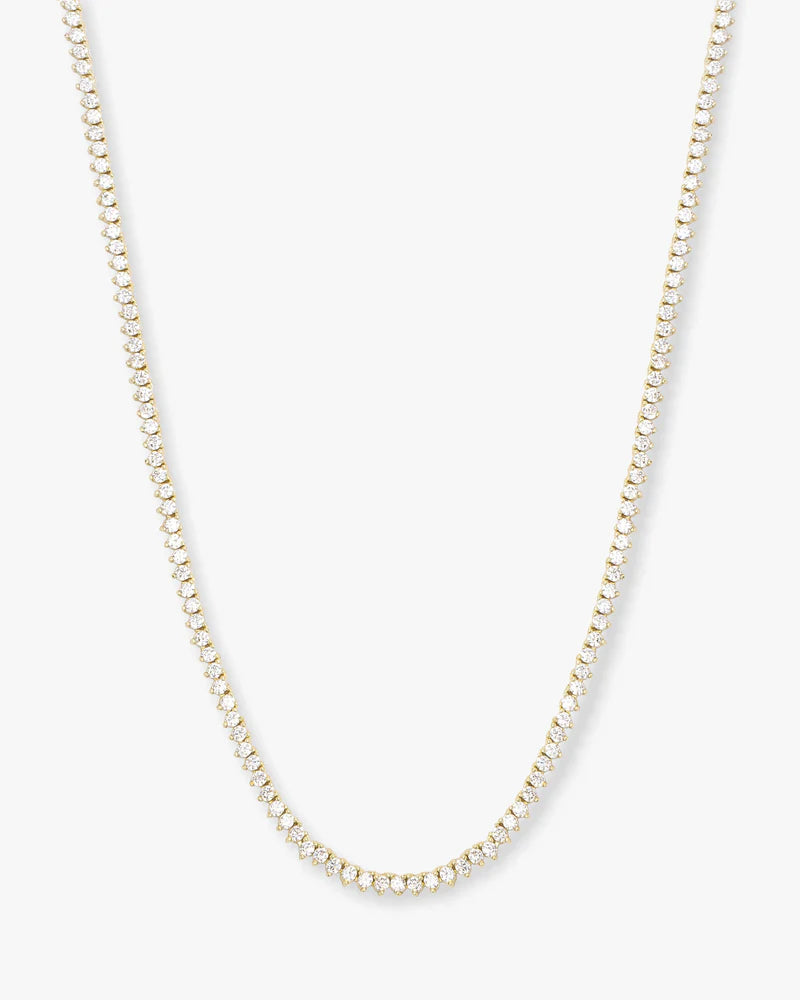 Baby Not Your Basic Tennis Necklace 16'