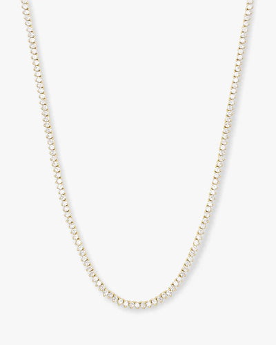 Baby Not Your Basic Tennis Necklace 16'