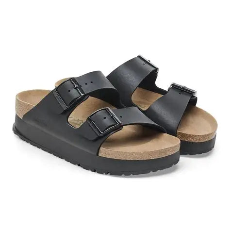 Birkenstock Arizona Flex Platform Black Medium/Narrow