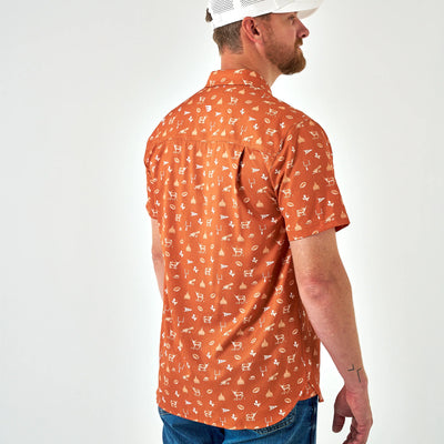 Burlebo Gameday in Austin Performance Button Up
