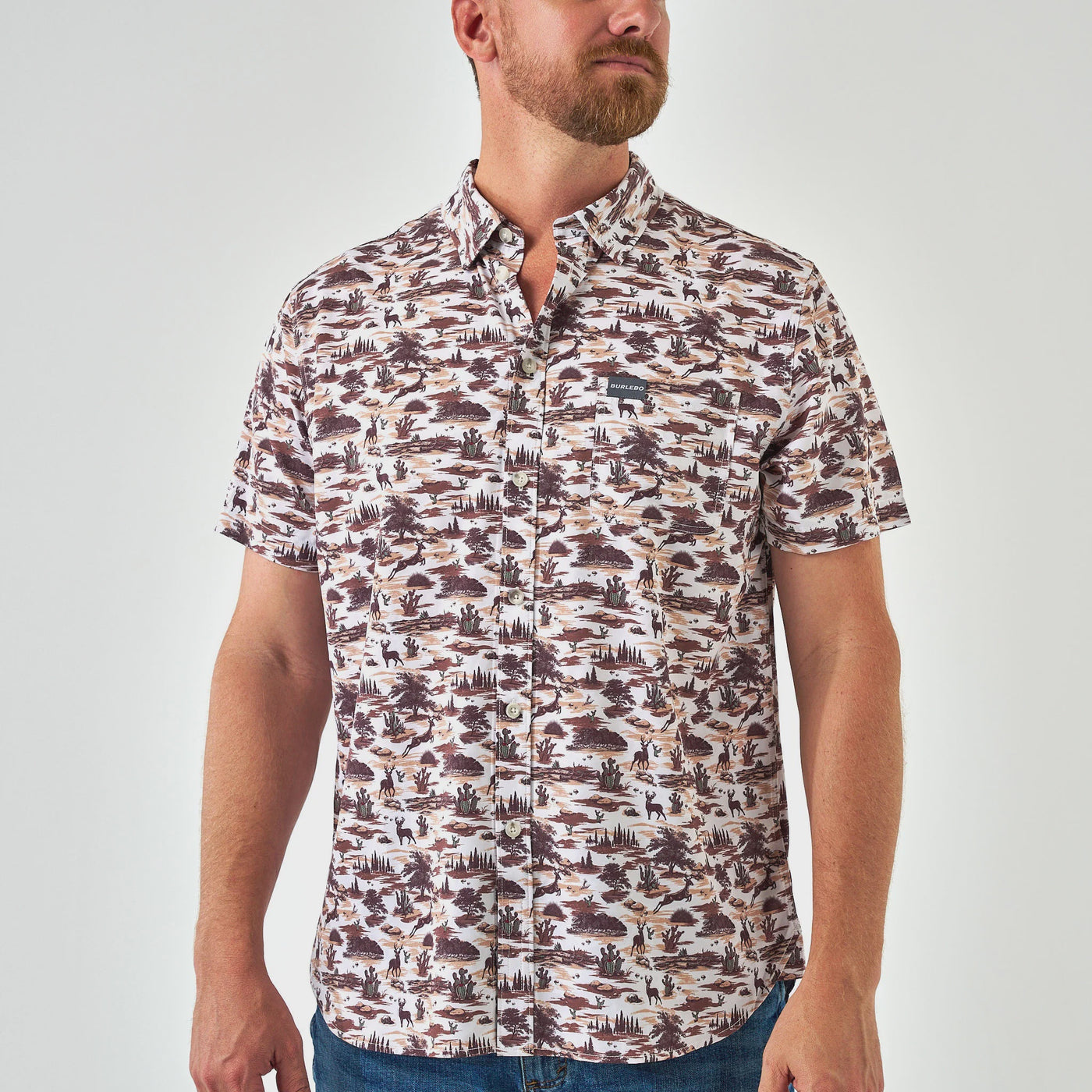 Burlebo Brush Country Performance Button Up