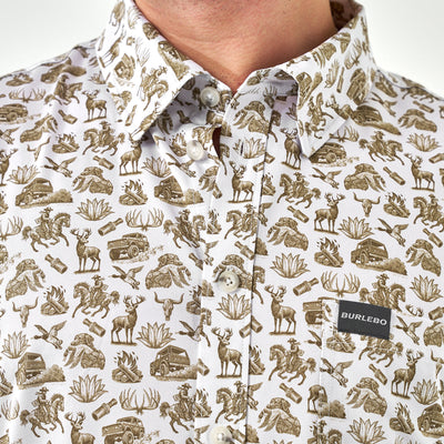 Burlebo Into The Wild Performance Button Up