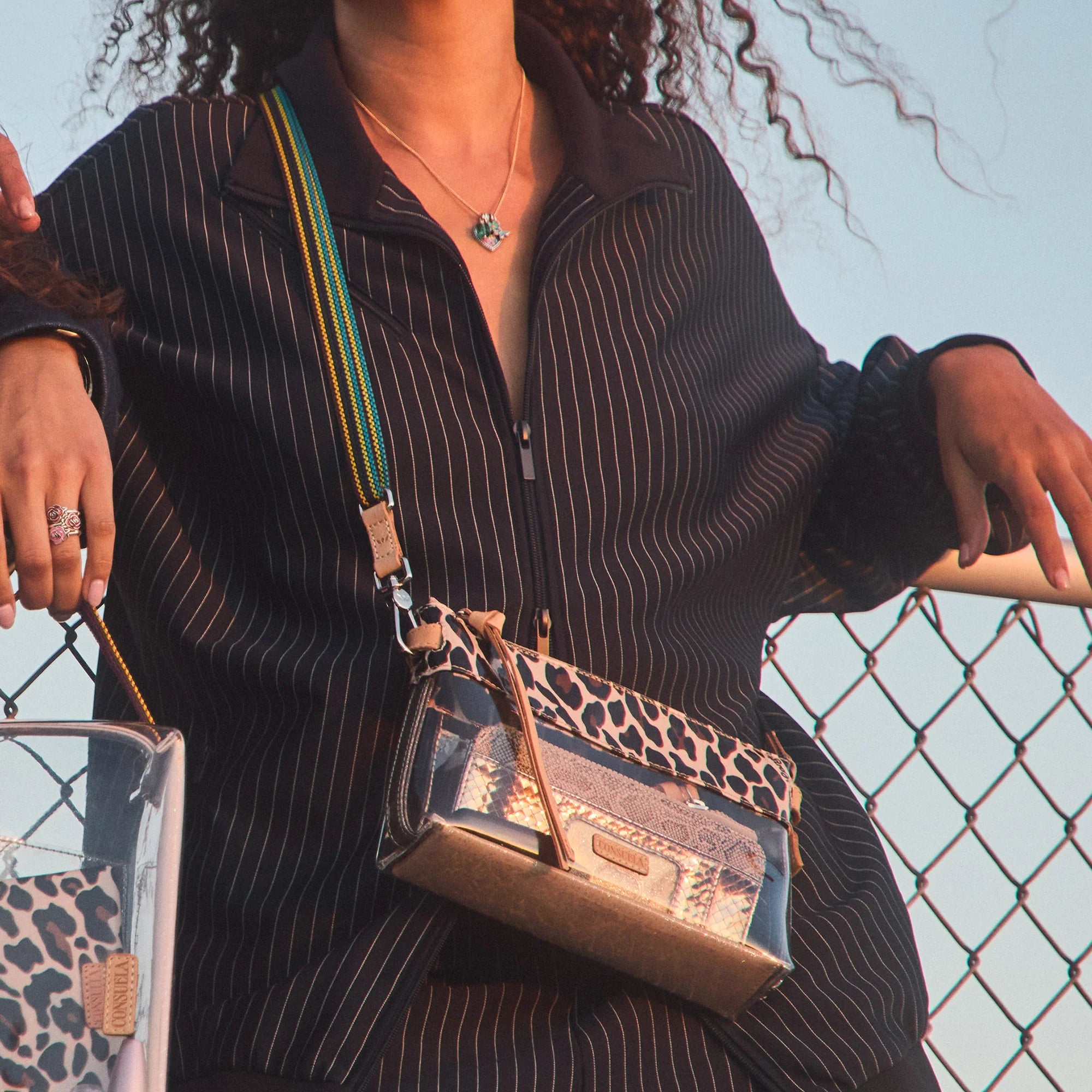 Clear Mona Midtown Crossbody