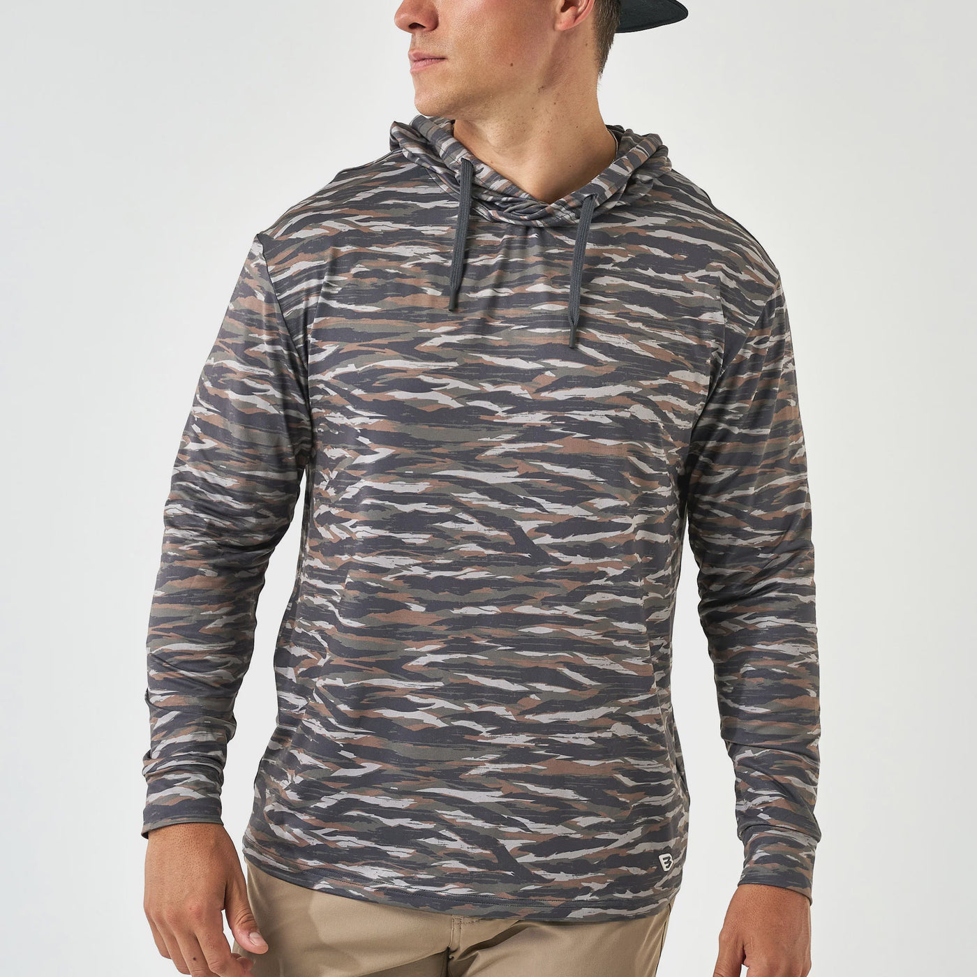 Bulebo Tiger Stripe Camo - Wetland Performance Hoodie
