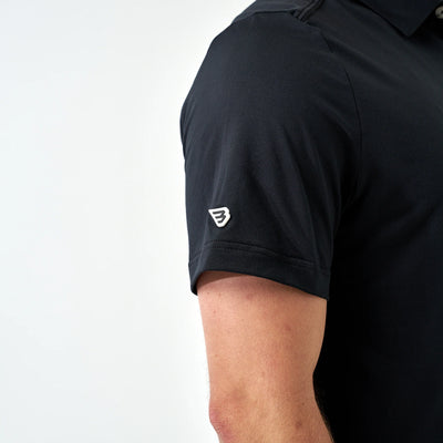 Burlebo Midnight Black Performance Polo