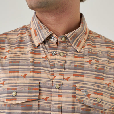 Burlebo Duck Hunter Plaid Performance Western Shirt