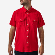 Burlebo Red Performance Western Shirt