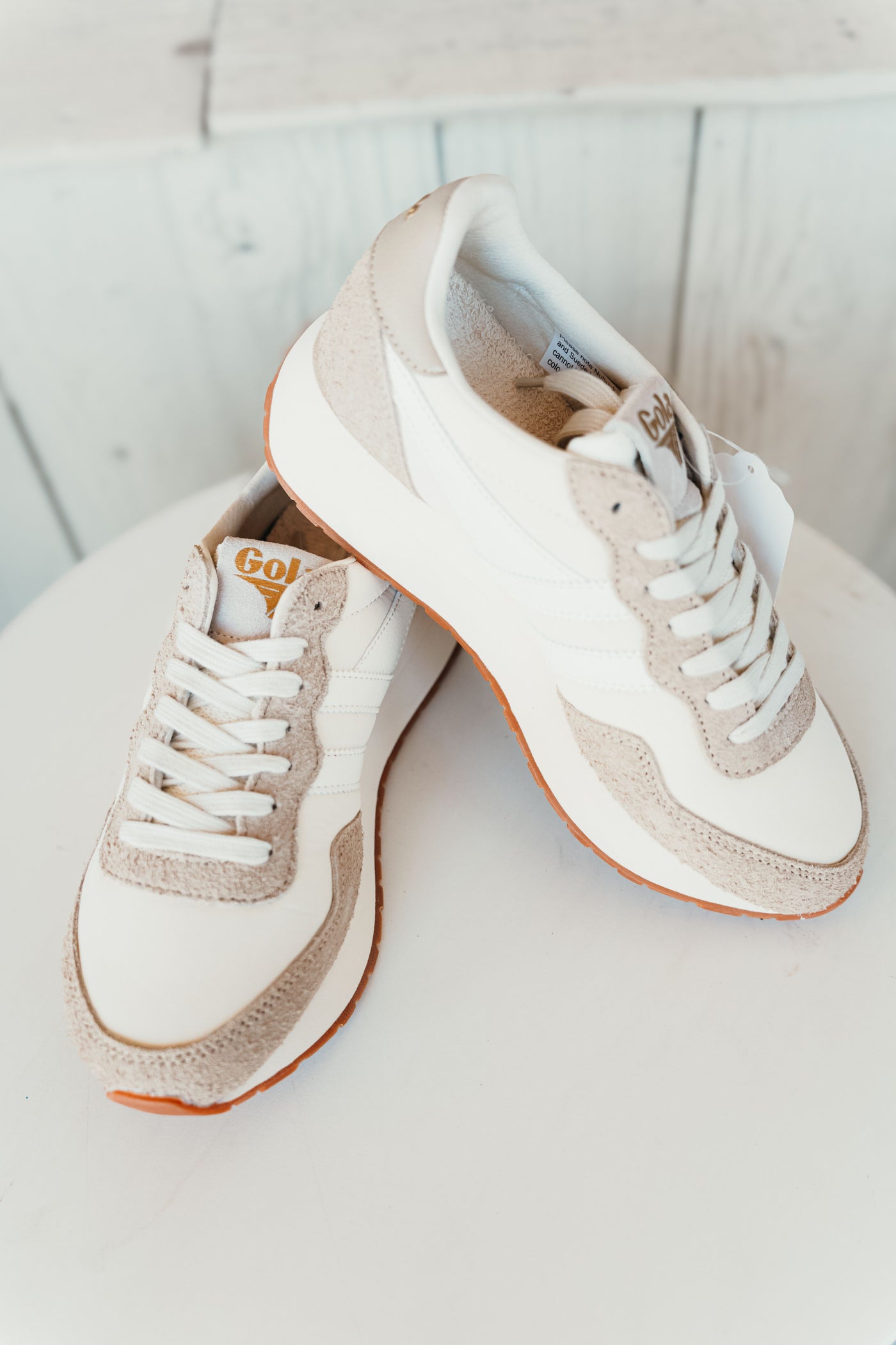 Gola Classics Women's Arizona Sneakers - Off White/Bone/Off White