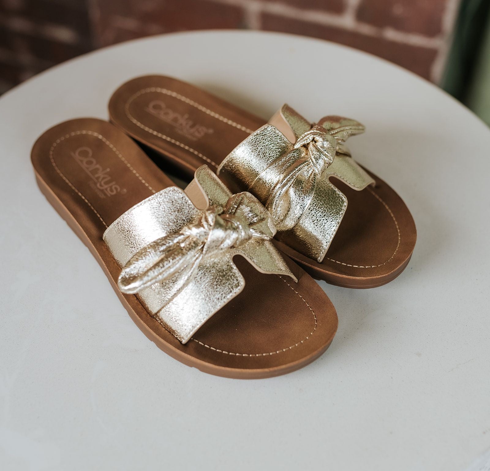 Too Cute - Gold Crinkle Metallic