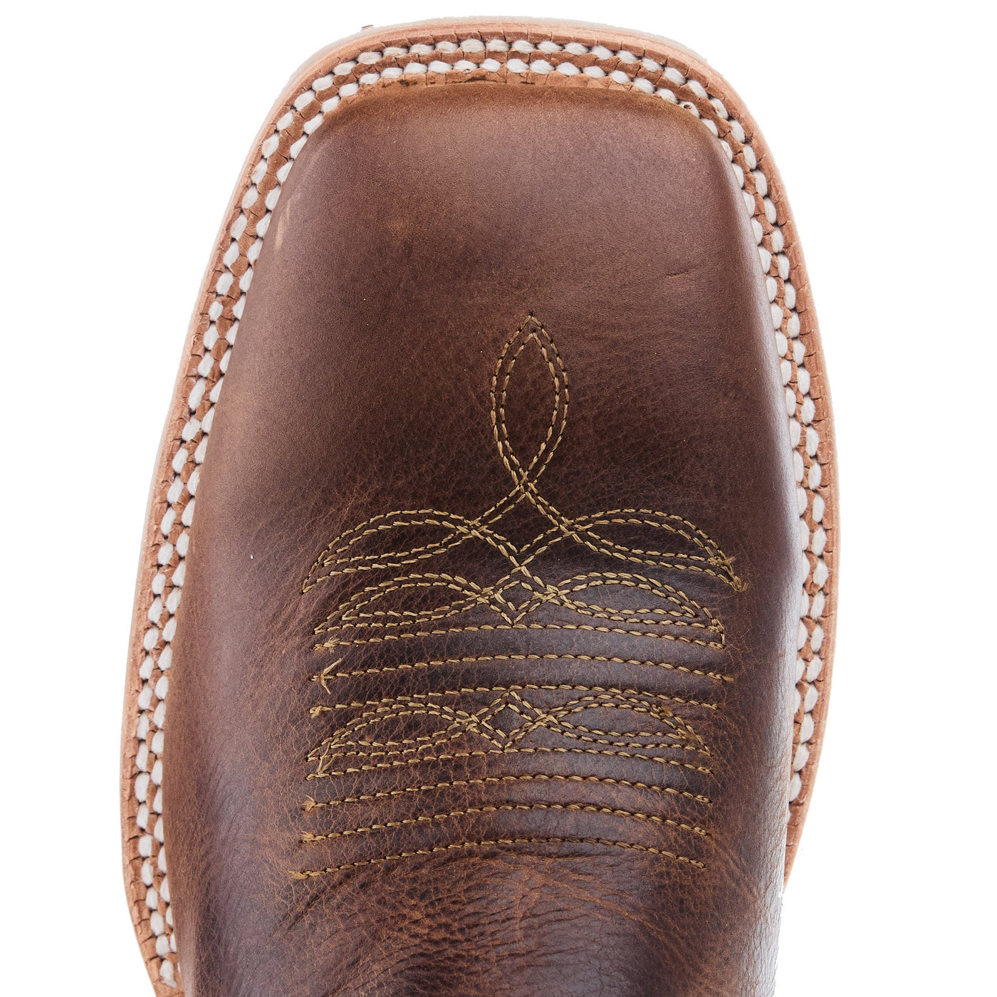 R. Watson Honey Cowhide Electric Blue Top Boot RW8033-2