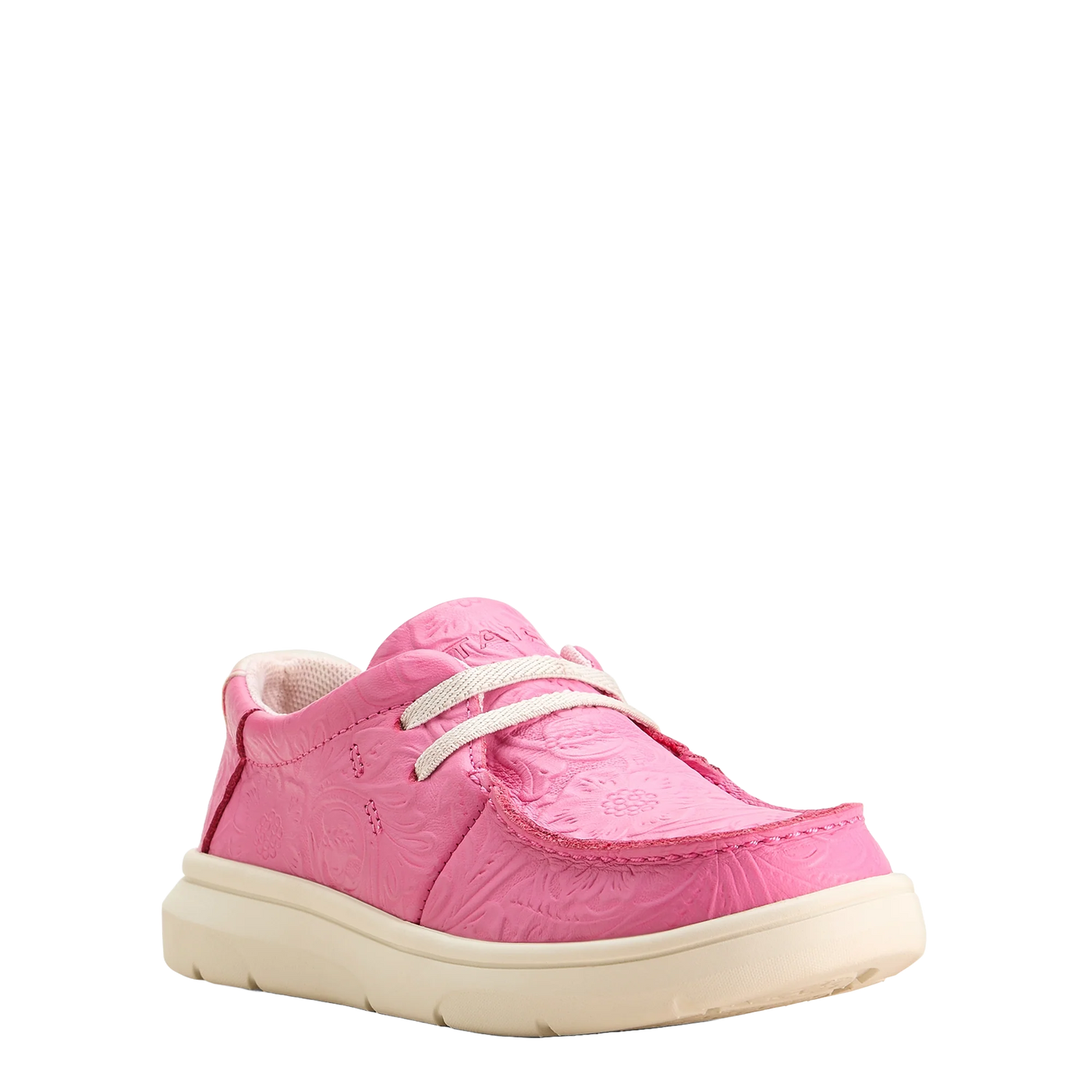 10053815 Youth Hilo Hot Pink Floral Emboss