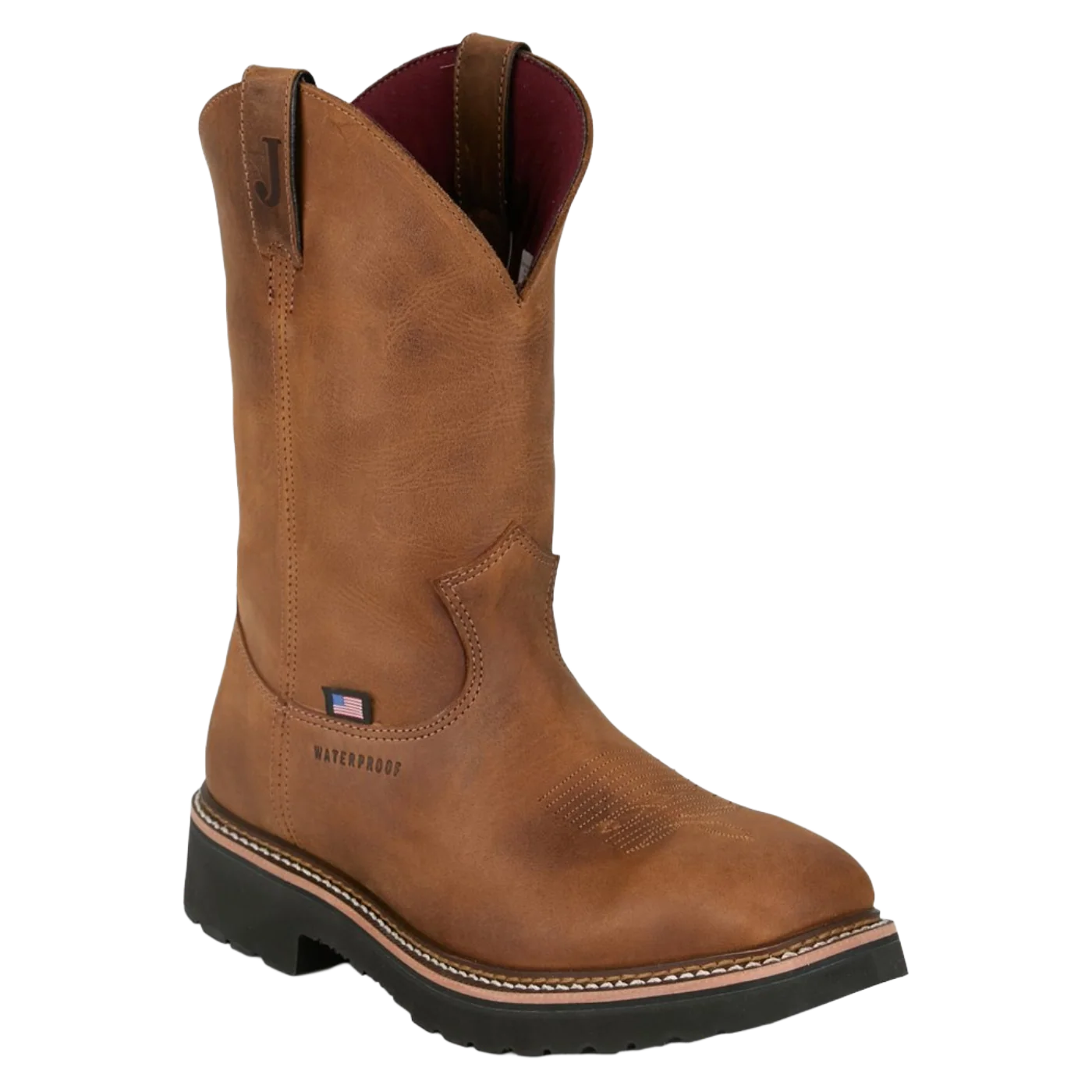 Justin Men's Ames Walnut Brown Boot HL4225