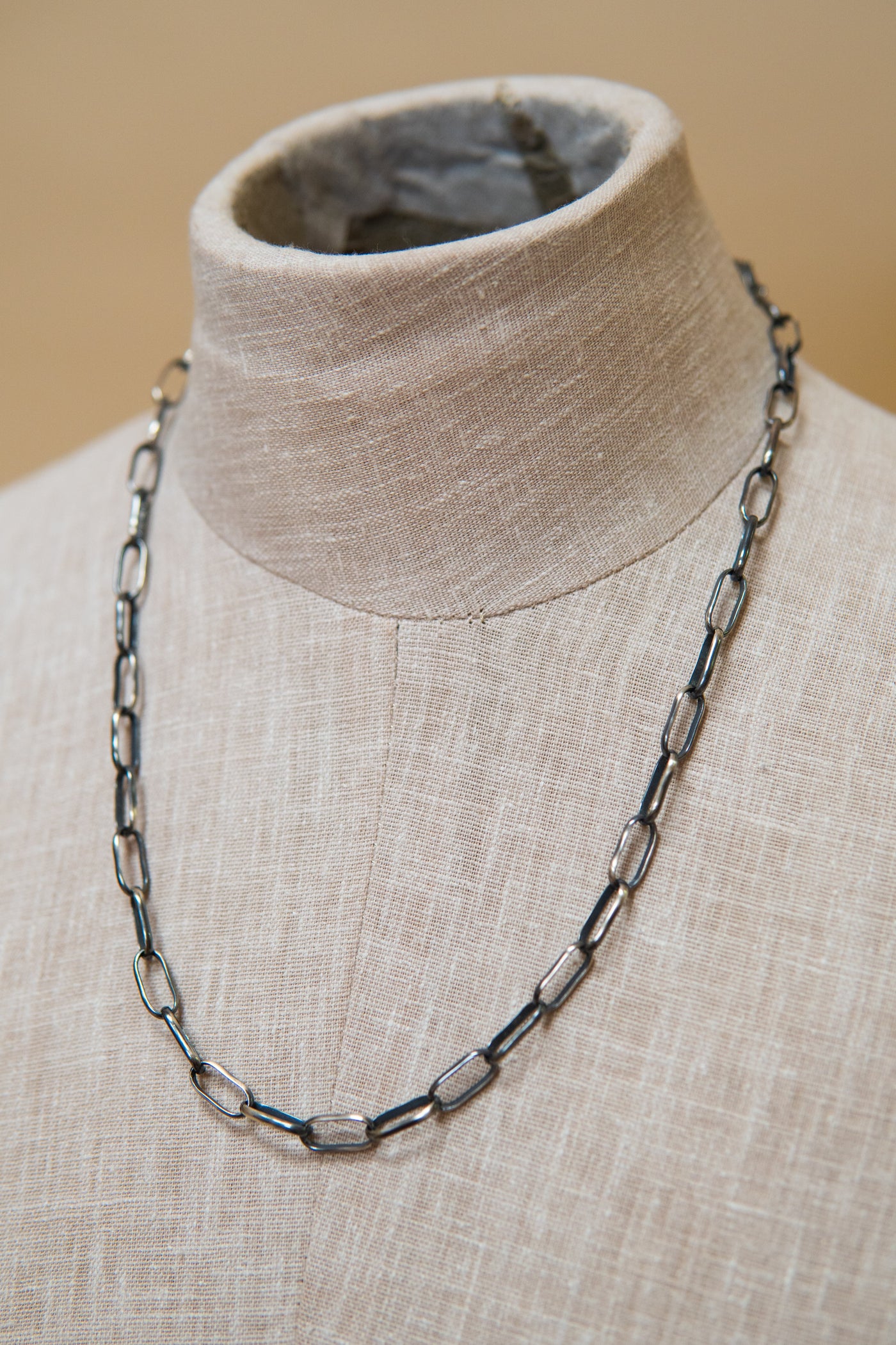 SS Lg Paperclip Chain 20"