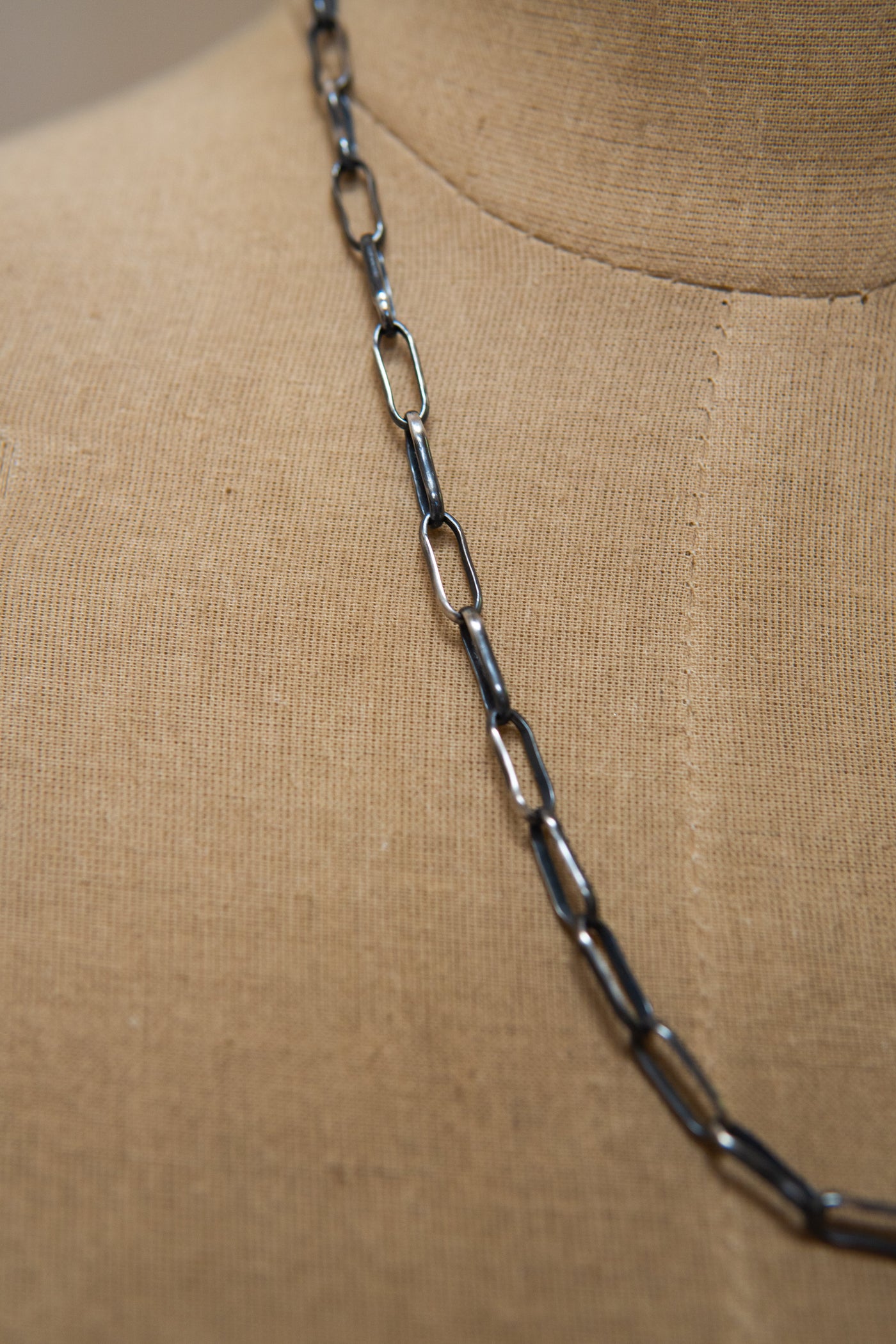 SS Lg Paperclip Chain 22"
