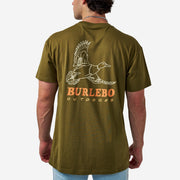 Burlebo Hunter Green Buck Wild Short Sleeve Tee