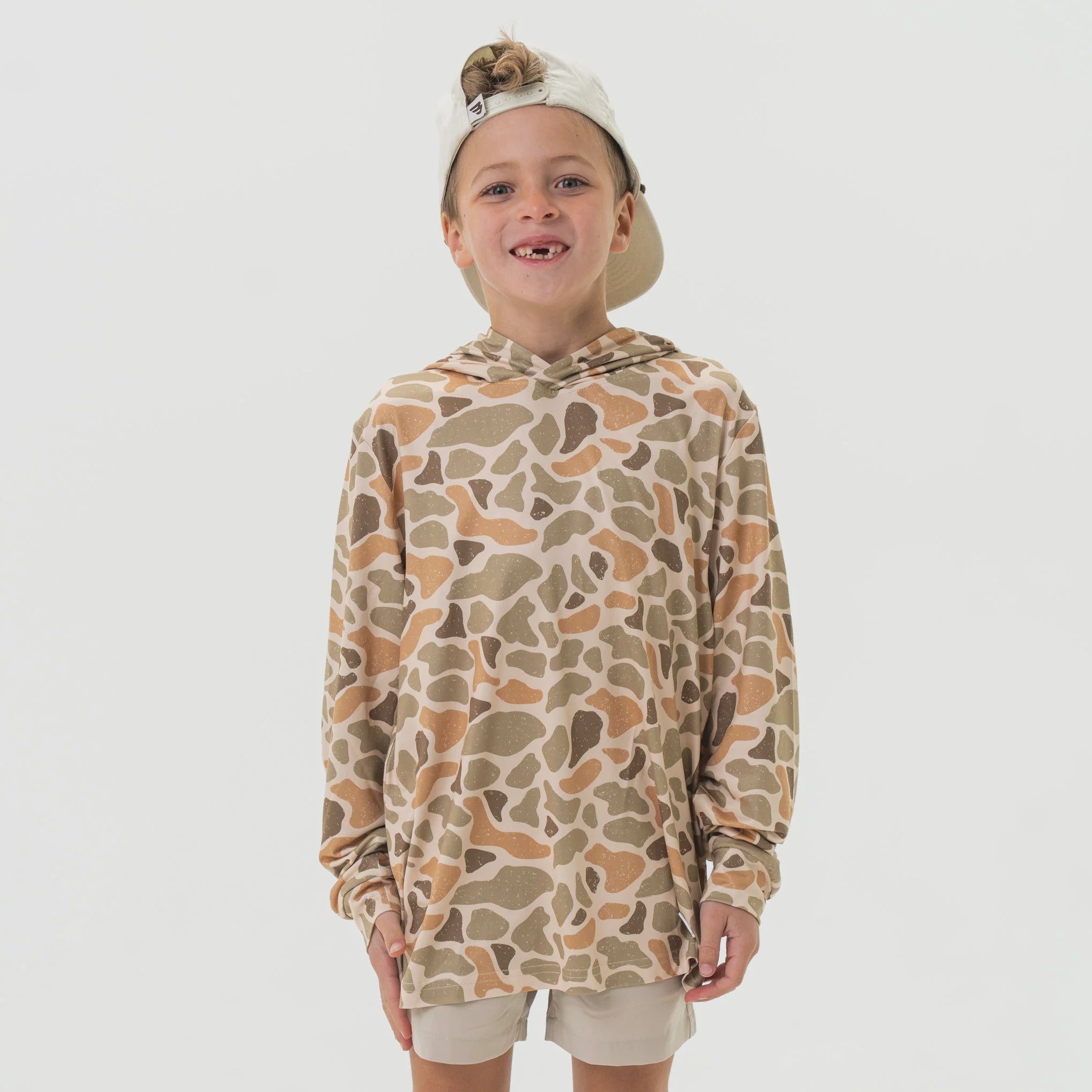 Burlebo Youth Venado Camo Performance Hoodie