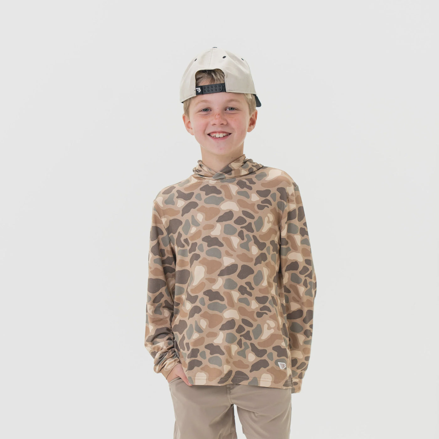 Burlebo Youth Pintail Camo Performance Hoodie