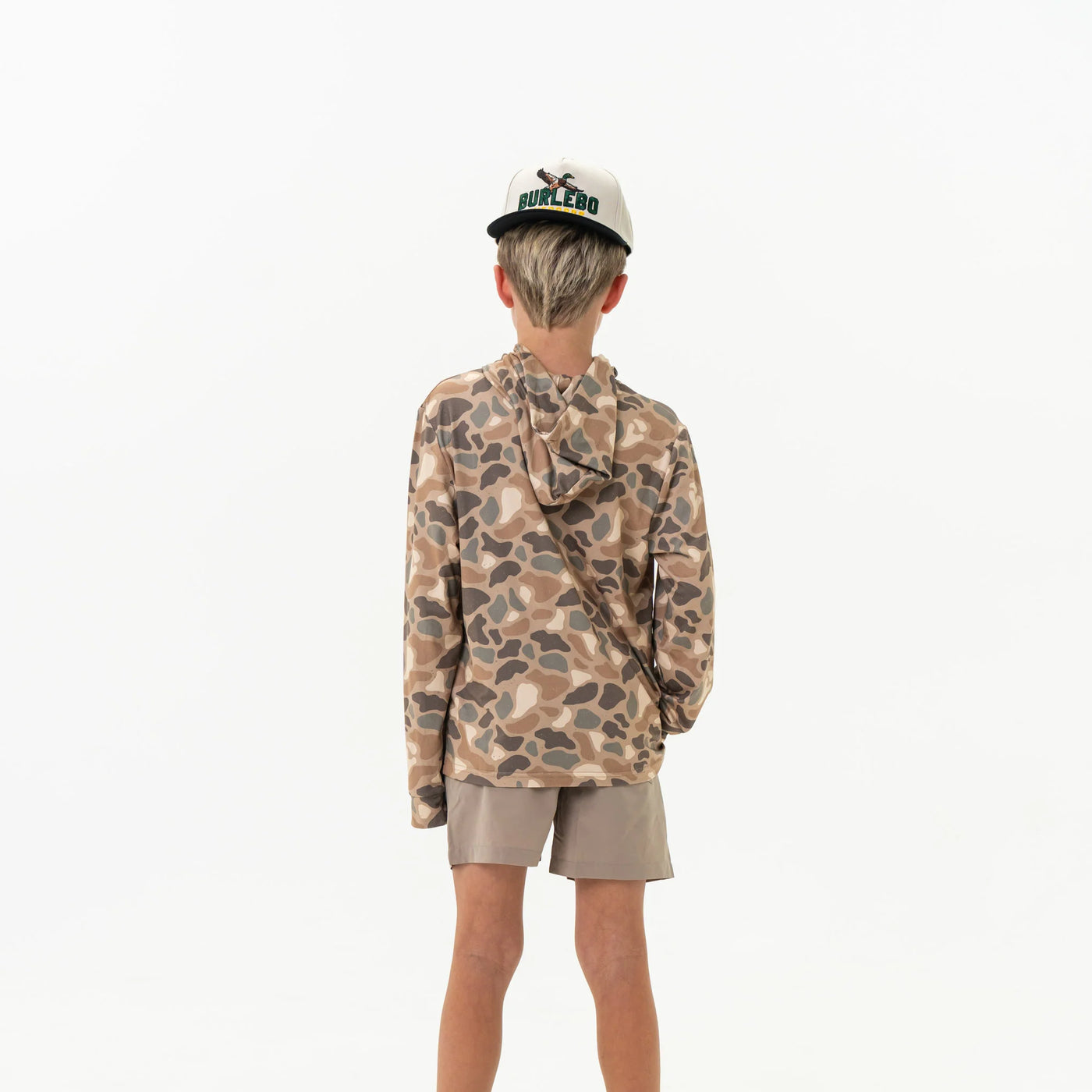 Burlebo Youth Pintail Camo Performance Hoodie