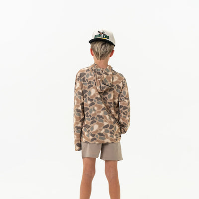 Burlebo Youth Pintail Camo Performance Hoodie