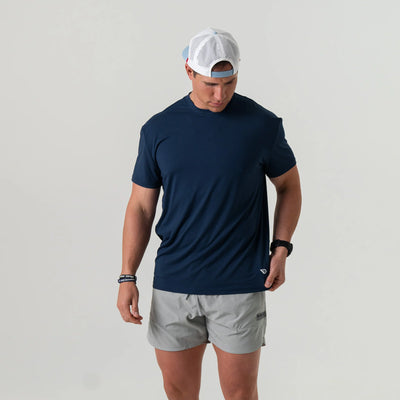 Navy Go To Tee